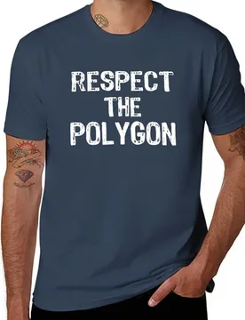 Respect The Polygon T-Shirt Basic Daily Outfit Short Sleeve Tee - Aliexpress - FashionsVida