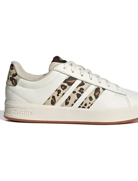 Sneaker Grand Court 3.0 Crystal Linen / Aurora Coffee / Matte Gold EU 41 1/3 - Adidas - FashionsVida