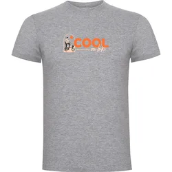 Maglietta A Maniche Corte Cool On Bike Heather Grey