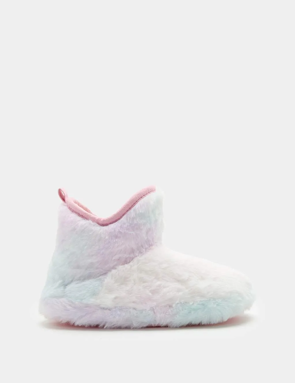 Kids' Borg Slipper Boots (4 Small-7 Large) Multi Female - M&S - FashionsVida