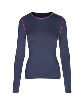 Löffler Conjunto de ropa interior funcional para mujer TRANSTEX® WARM azul oscuro 42