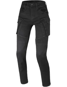 Jeans Moto Donna Duplan easy Nero - Standard taglia 28 - Macna - FashionsVida