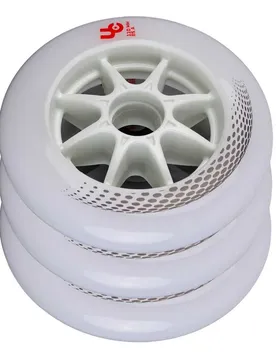 Roues De Patins Vortex 3 Unités White 110 mm-85A unisex