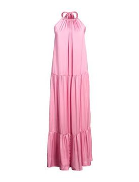 Maxi-Kleid Damen Rosa 32,34,36,38,40 Damen
