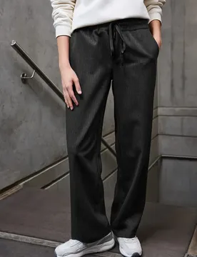 Street One Straight Leg Hose female Grau