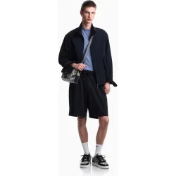 Bermuda de hombre de felpa con logo