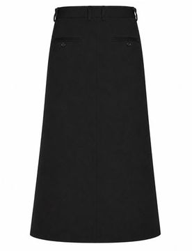Midi-Rock Damen Schwarz 32,34,36,38 Damen