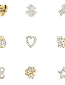 Charms Acciaio PVD Oro Simboli