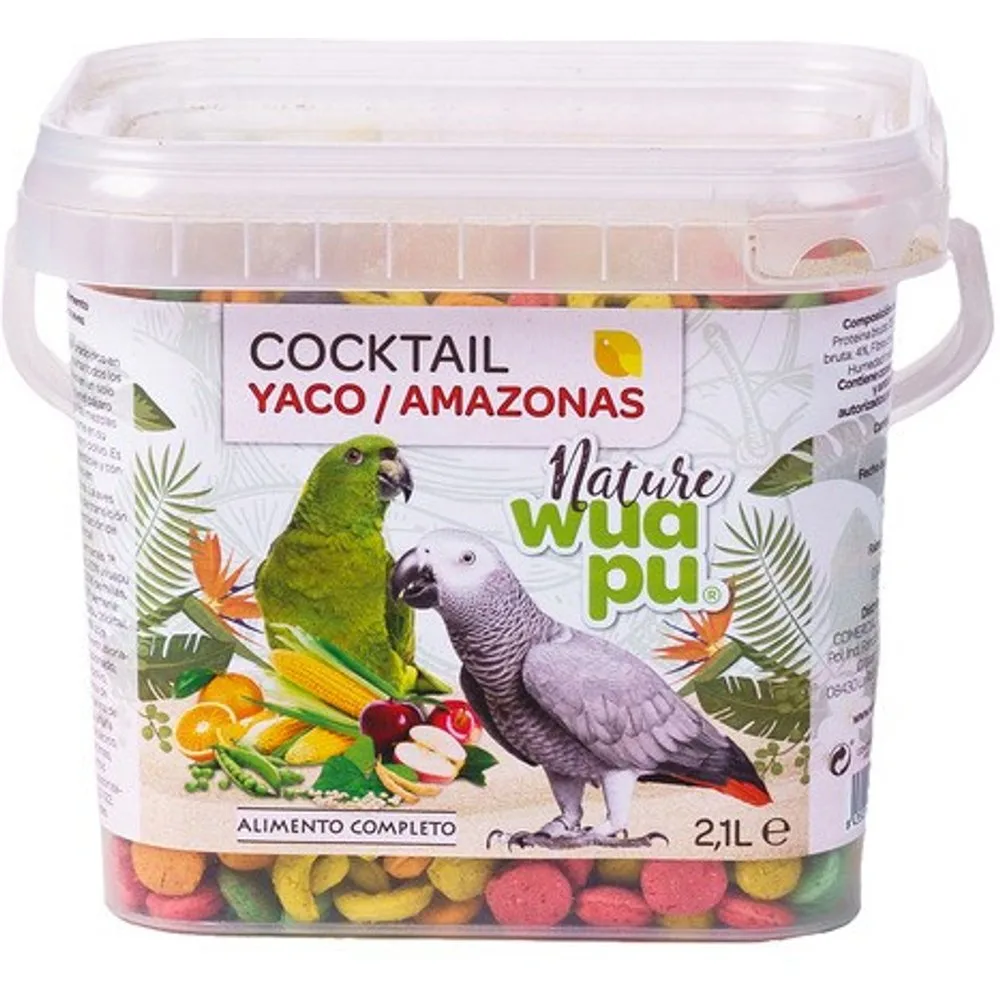 Alimento completo extrusionado para yacos y amazonas 750 g - Wuapu - FashionsVida