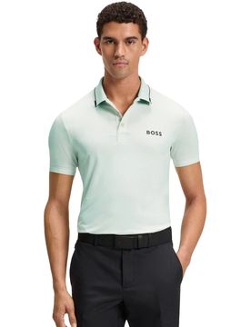 HUGO BOSS Polo Paul Pro, iceblau xl