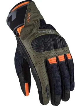 Guanti Moto AIR RAPTOR MAN Verde Blu H-V Arancio taglia S - LS2 - FashionsVida