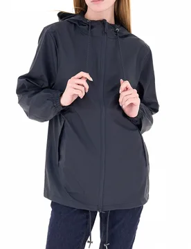 Giubbino con cappuccio BLU NOTTE S - Rains - FashionsVida