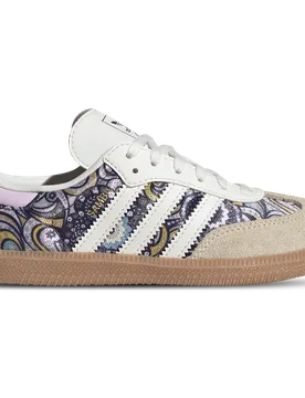 Samba Toddler Trainers - White - Size 11.5 - Leather - White - Size: 11.5 - Adidas - FashionsVida