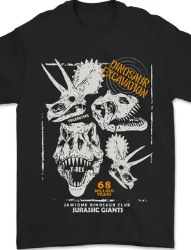 Dinosaur Excavation Palaeontology Dinosaur Fossil T-Shirt 100% Cotton O-Neck Short Sleeve Summer Casual Mens T-shirt Size S-3XL - Aliexpress - FashionsVida