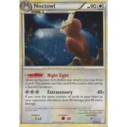 Pokemon HeartGold & SoulSilver 8/123 Noctowl (Holo)