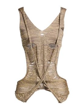 Top Damen Gold S,XS Damen