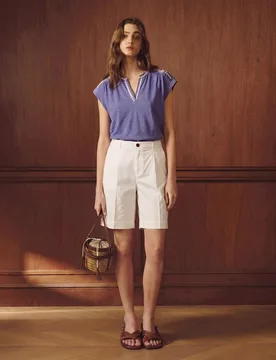 Bermuda básica de mujer de rayas - Lloyd's - FashionsVida