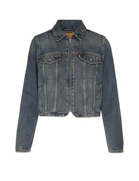 Jeansjacke dunkelblau L damen
