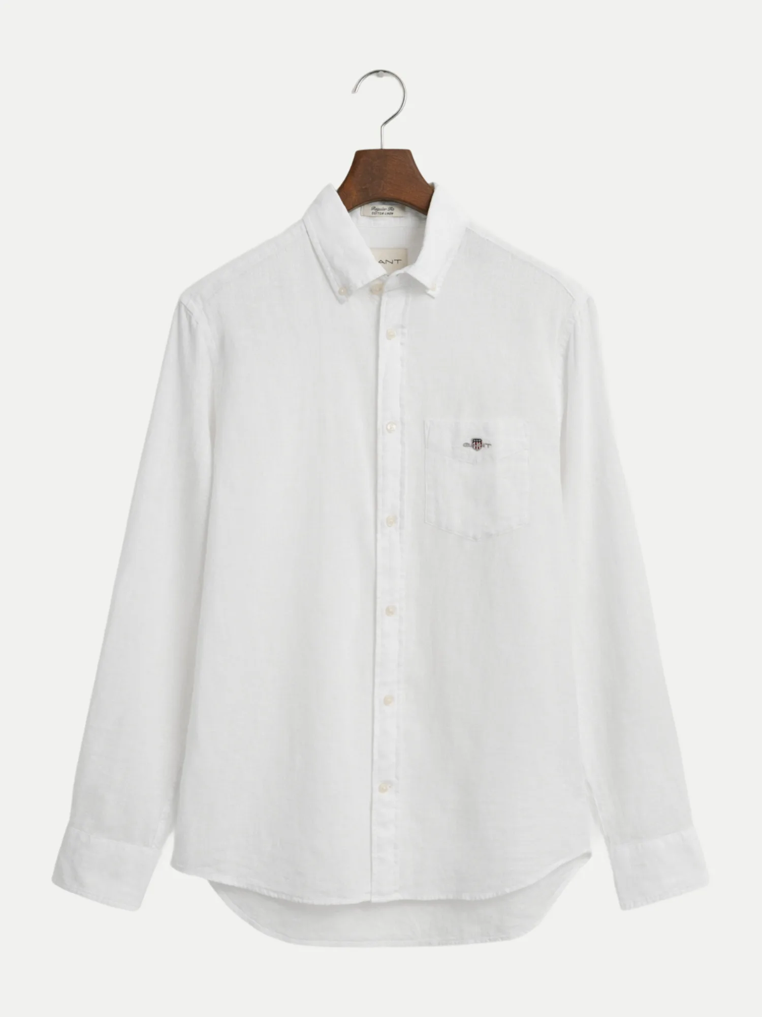 Gant Leinenhemd Regular-Fit Weiß L - Gant - FashionsVida