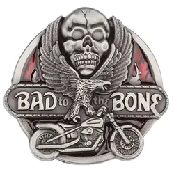 Skull Skeleton Belt Buckle Belt DIY Accessories Western Cowboy Style Smooth Belt Buckle Punk Rock Style K32