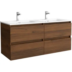Mueble de baño Bequia con Lavabo doble Oslo