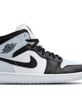 Aj1 Mid Herren Sneaker - Schwarz - Größe 41 - Leder, Synthetik Black 41