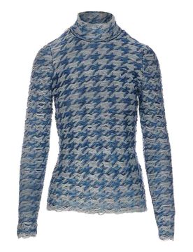 Diesel Top a maniche lunghe blu
