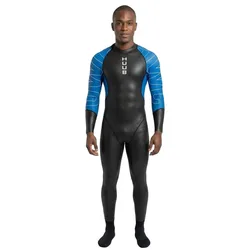 Owc Long Sleeve Neoprene Wetsuit Black / Blue S Men