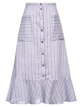 Midi-Rock Damen Lila 32,34,36 Damen