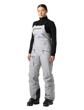 Pantalon Powderqueen Bib 2.0 Grey Melange XS