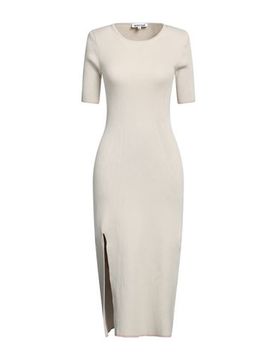 Midi-Kleid Damen Cremeweiß M,S,XS Damen