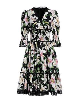DOLCE&GABBANA Maxi-Kleid Damen Schwarz 30 Damen