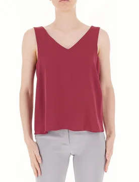 Canotta scollo V VIOLA M - Rinascimento - FashionsVida