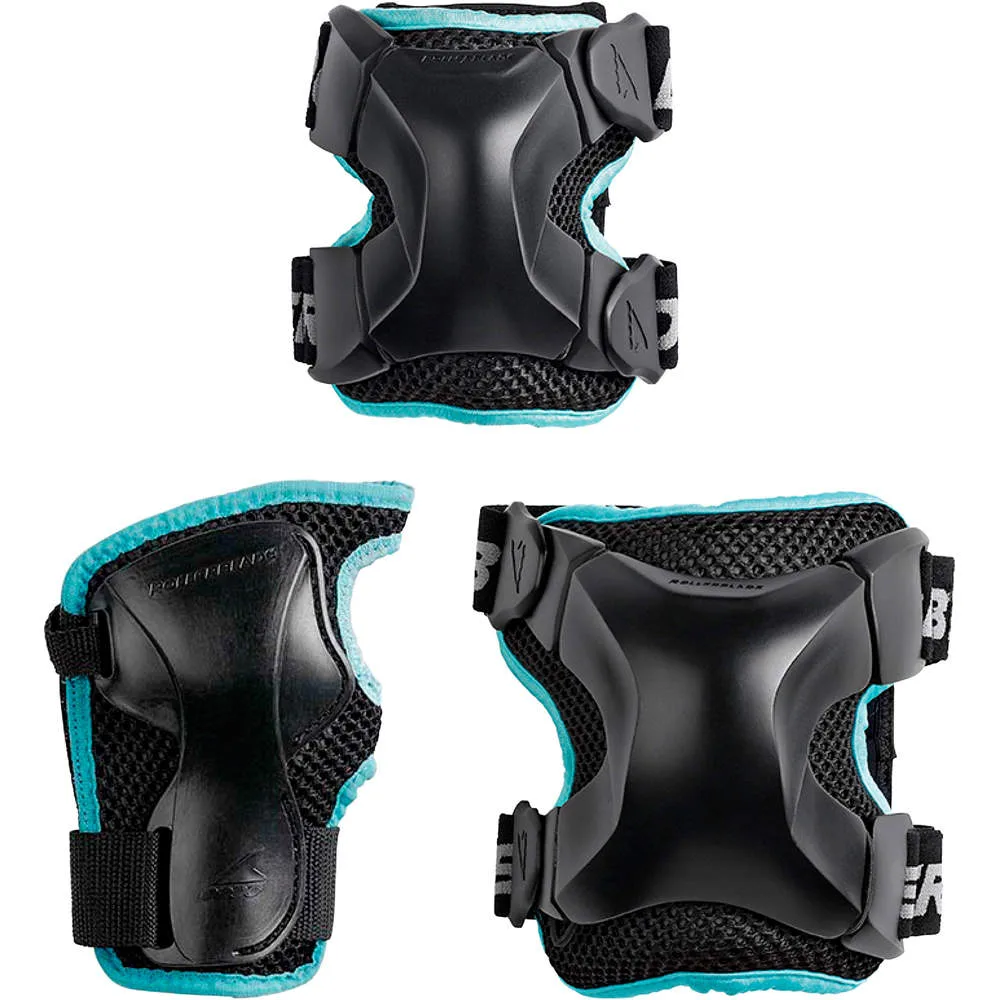 Protecciones x-gear w 3 pack set protección skate Negro (L) - Rollerblade - FashionsVida