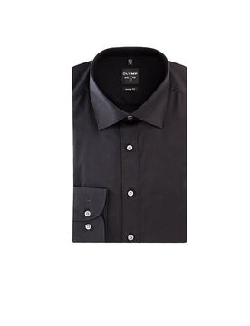 Hemd LEVEL FIVE Body Fit schwarz 40 herren
