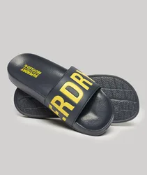 Superdry Damen Vegan Code Core Badesandalen Marineblau - Größe: S