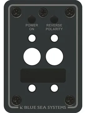 A-series Double Blank Mounting Panel Black One Size unisex - Blue Sea Systems - FashionsVida