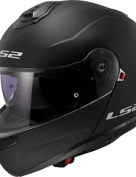 Casco Moto Modulare P/J FF908 STROBE II Solid Nero Opaco taglia XS - LS2 - FashionsVida