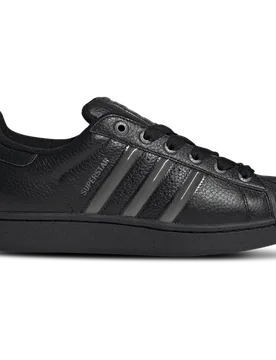 Superstar Men's Sneakers - Black - Size 6.5 - Leather - Black - Size: 6.5 - Adidas - FashionsVida