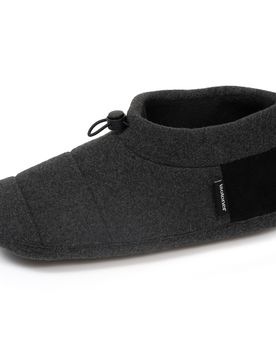 Chaussons bottillons Gris chiné foncé gris chiné foncé 40