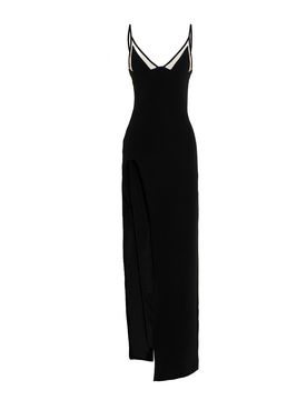 David Koma Vestito lungo con spacco