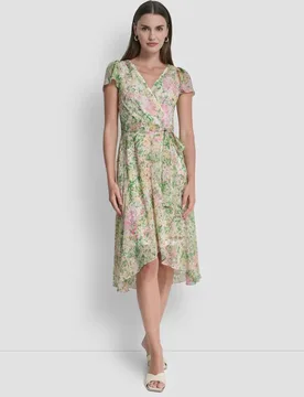 DKNY - Vestido corto floral - DKNY - FashionsVida