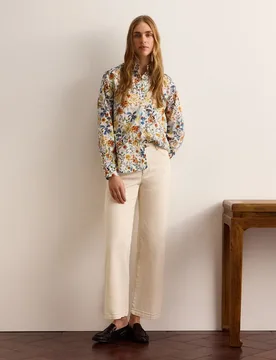Camisa de mujer de manga larga botánica - Lloyd's - FashionsVida