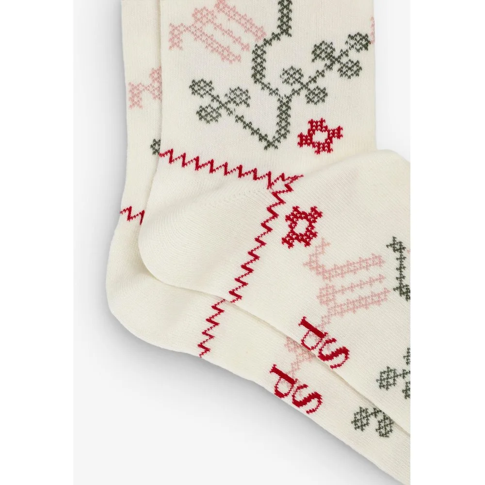 Calcetines bajos de mujer bordados - Scalpers - FashionsVida