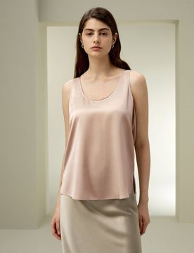 Canotta Seta Donna Elegante XL