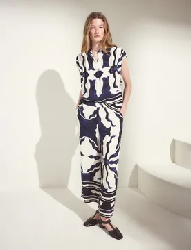 Pantalón pijamero de mujer estampado - Woman El Corte Inglés - FashionsVida