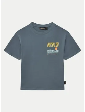 T-Shirt S-Sella NP0A4IGX S Blau Regular Fit 12 male - Napapijri - FashionsVida