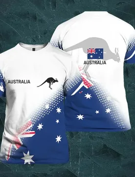 Australia Flag Football Jerseys Men Fast Drying Sports Training Fan Shirt Cultural Leisure Wear - Aliexpress - FashionsVida
