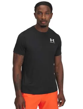 T-shirt à Manches Courtes Heatgear Fitted Black / White XS - Under armour - FashionsVida