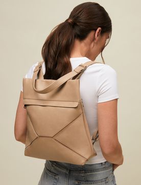 Misako Peli mochila antirrobo Beige